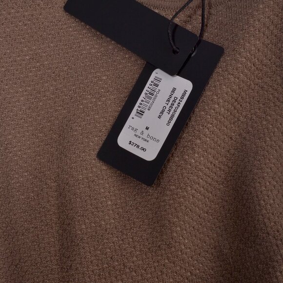 rag & Bone Bennet Wool Crewneck Sweater in Desert - Picture 7 of 7